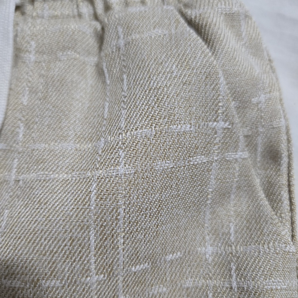 Me and Henry Boys Shorts 0-3 Months Light Brown W/ Checks Elastic Waist Mesh Und - Picture 5 of 8